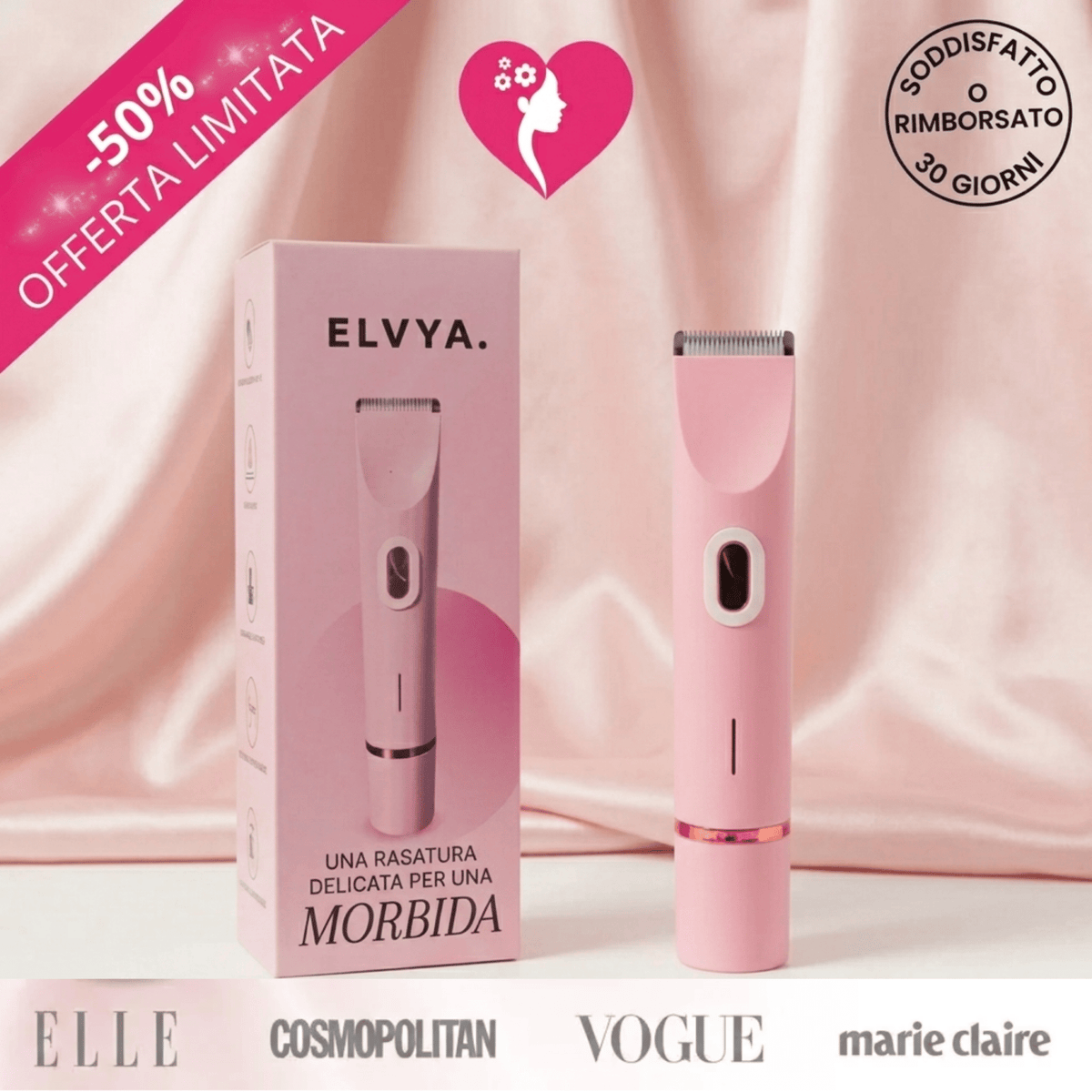 Elvya® – Il rasoio 2 in 1 per pelli sensibili - Ma boutique